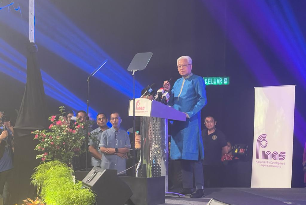 Datuk Seri Ismail Sabri Yaakob during the closing ceremony for Ekspresi@Finas event held at Kompleks Studio Merdeka, here, today.