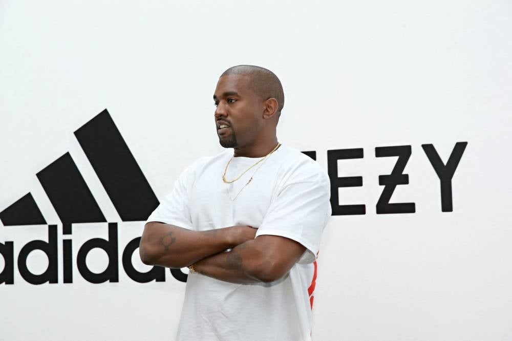 Kanye West at Milk Studios on June 28, 2016 in Hollywood, California. adidas and Kanye West announce the future of their partnership: adidas KANYE WEST (Photo by Jonathan Leibson / AFP)