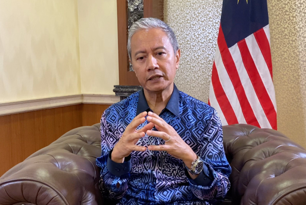 Dewan Rakyat speaker Tan Sri Azhar Harun during the Fireside Chat exclusive interview with Sinar Daily