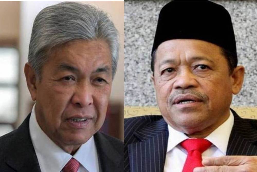 Zahid (left) Shahidan (right).