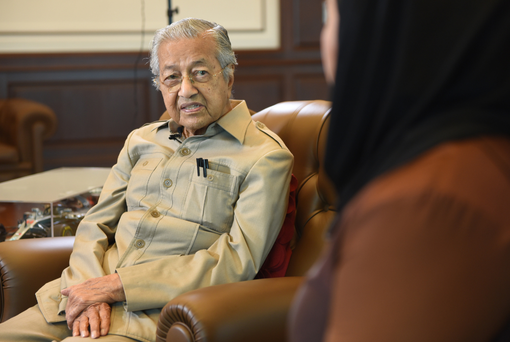 Dr Mahathir said GTA was a concept aimed at the voiceless people in politics. Photo by Rafeq Redzuan