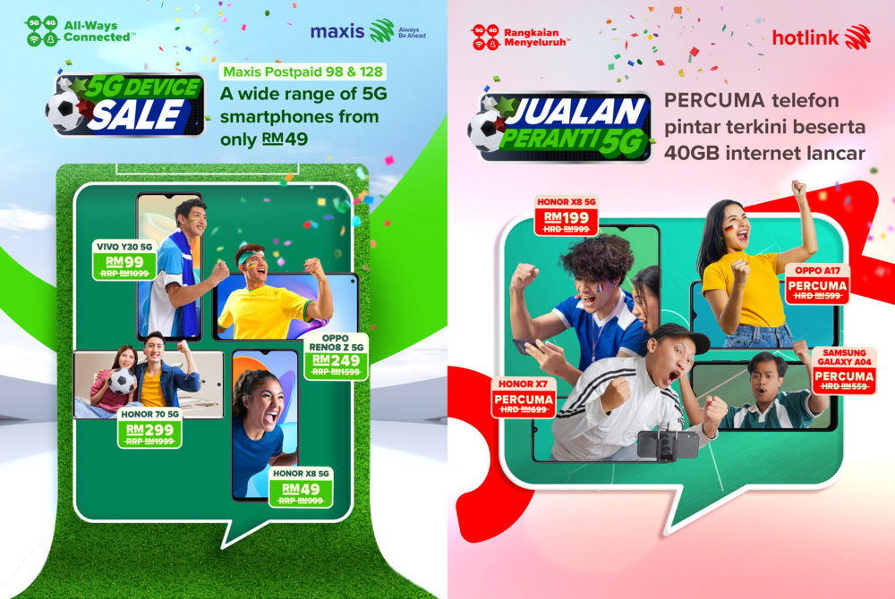 Maxis 5G Device Sale campaign