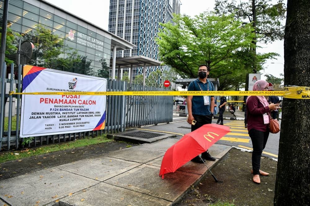 Candidate nomination centre at Kuala Lumpur City Hall today. Photo for illustrative purposes - BERNAMA