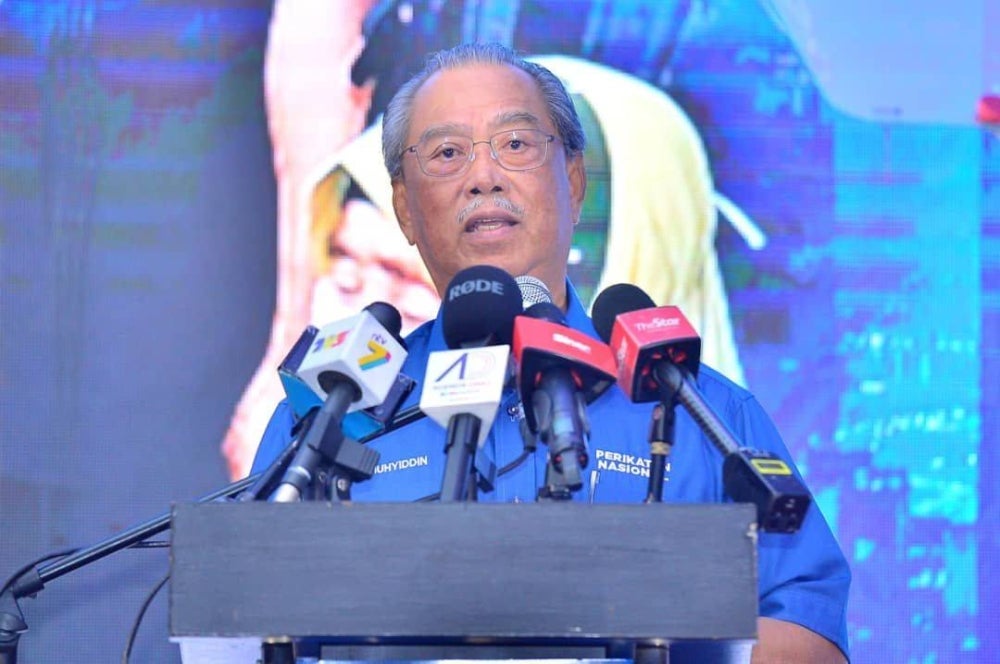 Muhyiddin Yassin at PN manifesto launch tonight