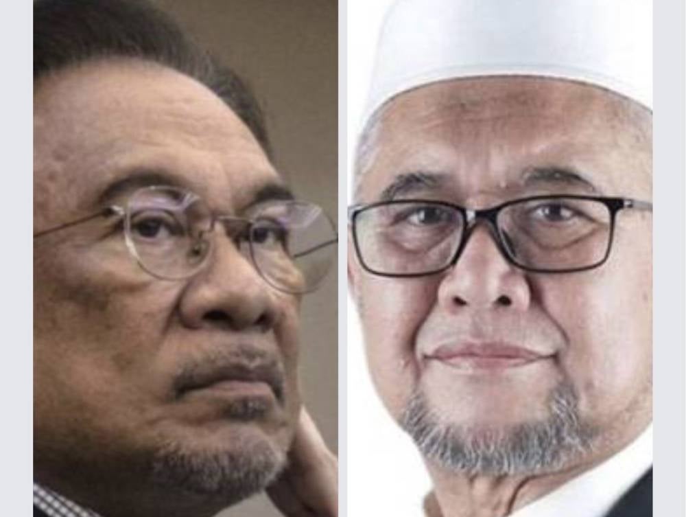 Anwar (left), Razman.