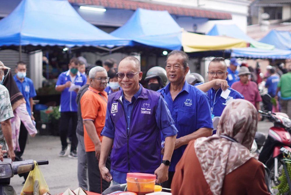 BN's candidate, Datuk Aminuddin Md Hanafiah is a local boy and the assemblyman for Hulu Kinta; a state seat within the Tambun parliamentary constituency.