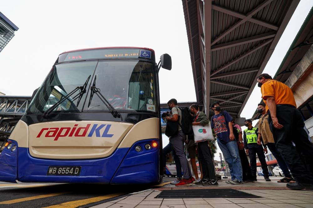 The feeder buses were part of measures taken by Rapid KL. - Bernama Photo