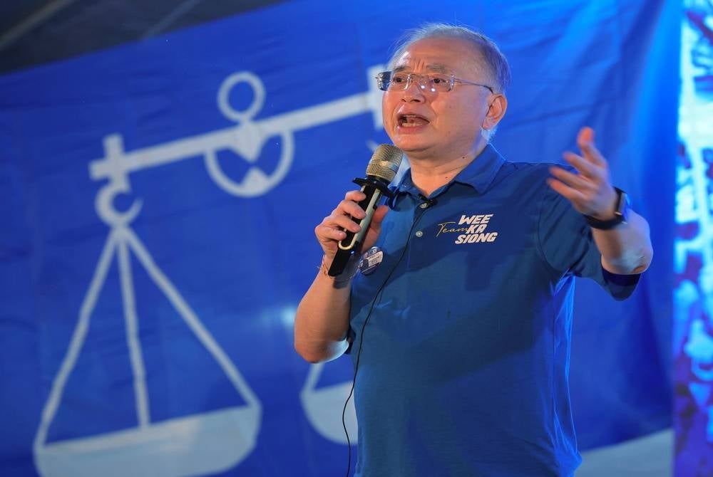 MCA president Datuk Seri Dr Wee Ka Siong - BERNAMA 