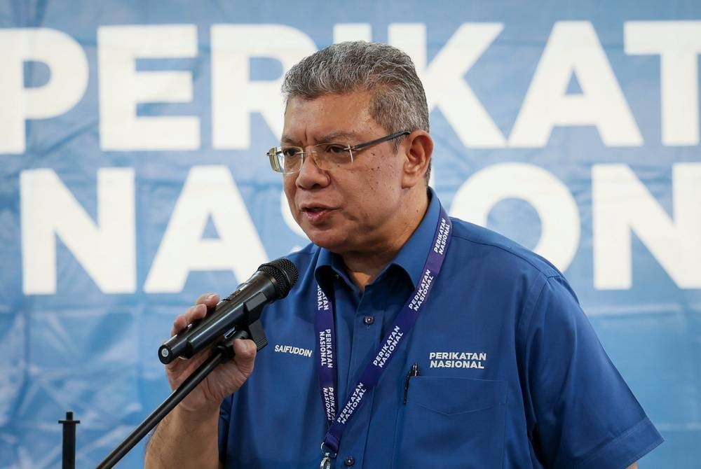 Pahang PN chairman Datuk Seri Saifuddin Abdullah - BERNAMA 