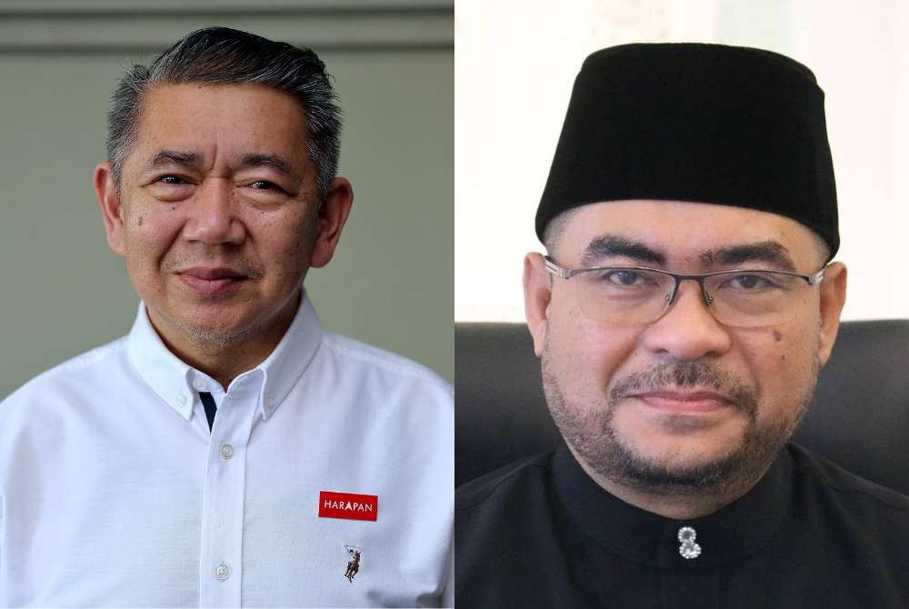 Salahuddin (left) and Mujahid