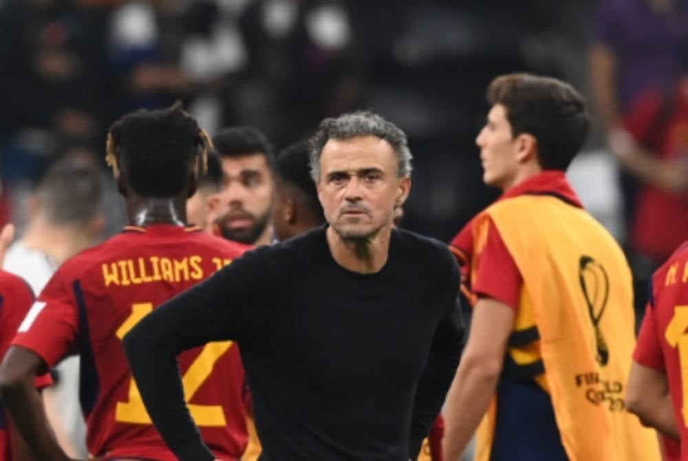 Spanish dismissed coach Luis Enrique - EPA/Georgi Licovski