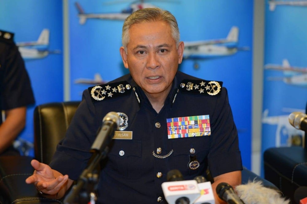 Inspector General of Police Tan Sri Acryl Sani Abdullah Sani