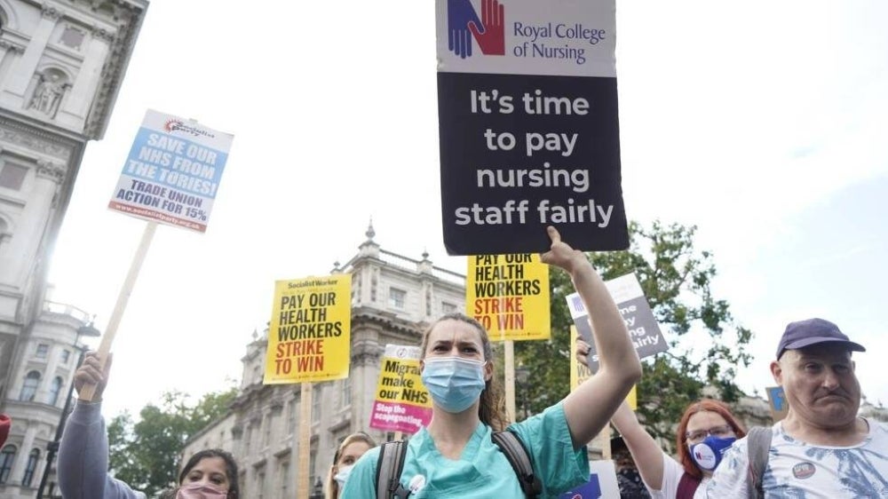 UK nurses on Thursday staged an unprecedented one-day strike as a "last resort" in their fight for better wages and working conditions, despite warnings it could put patients at risk. - AFP