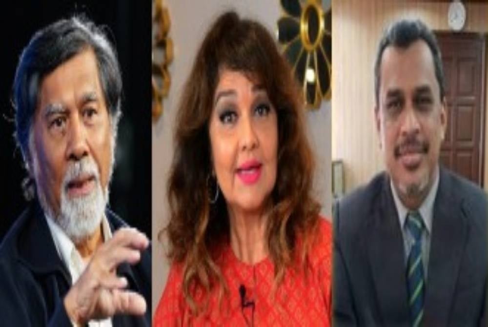 Universiti Malaya Meteorological lecturer Prof Dato Dr Azizan Abu Samah, Natural Treasures Protection Organisation (Peka) president Puan Sri Shariffa Sabrina Syed Akil and Selangor Forestry Department (forest operation) deputy director Norddin bin Noor (left to right) - FILE PIX