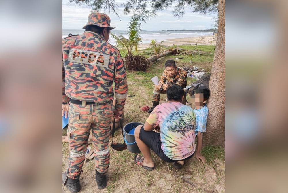 The victims who survived the incident at Kampung Tempurung, Kuala Penyu.