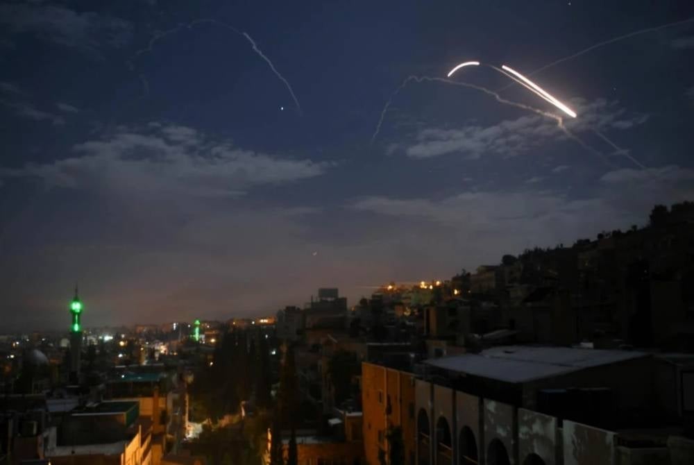 Israel launched a missile attack targeting the weapons depot of Hezbollah fighters in Damascus - Photo Agency
