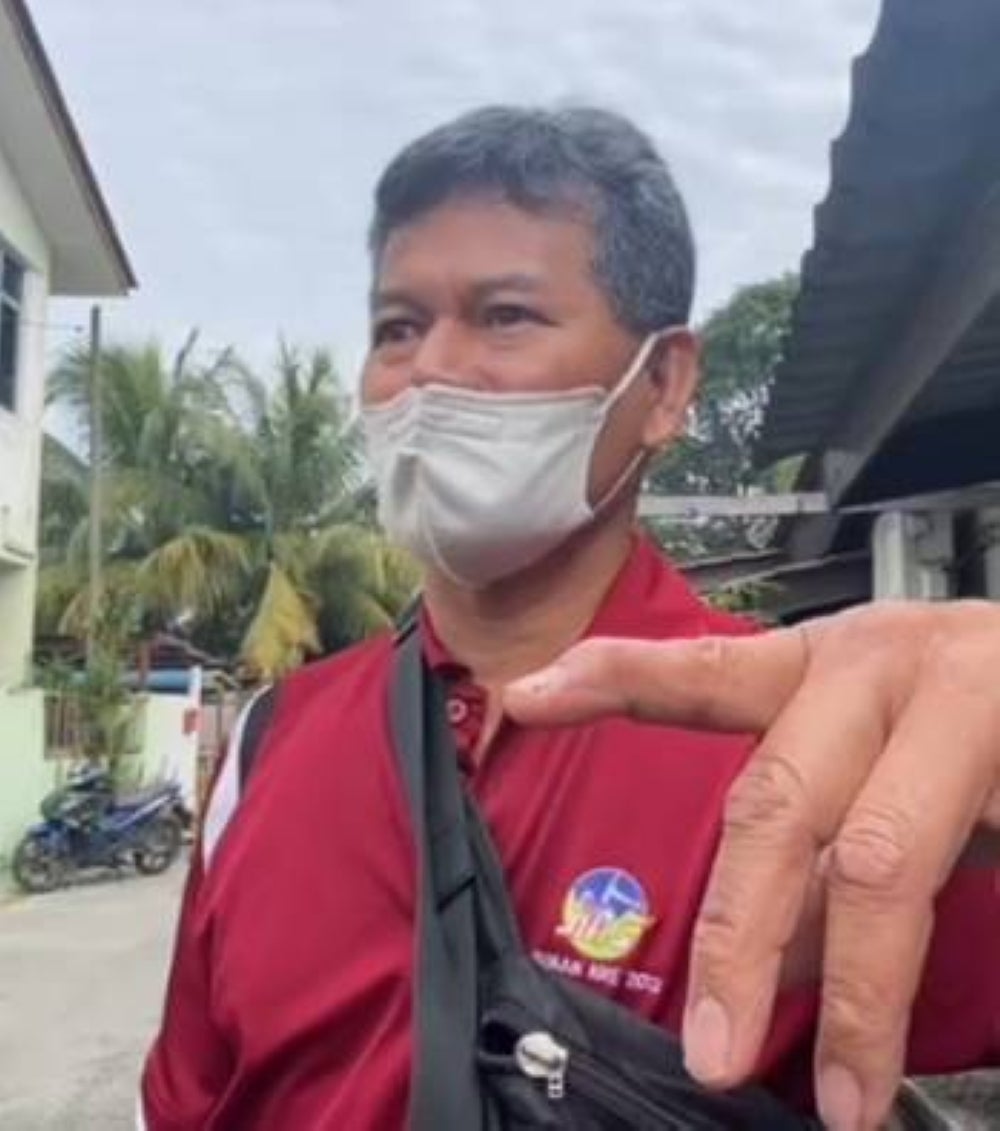 Lokman Marni, 53, can't contain his emotions 