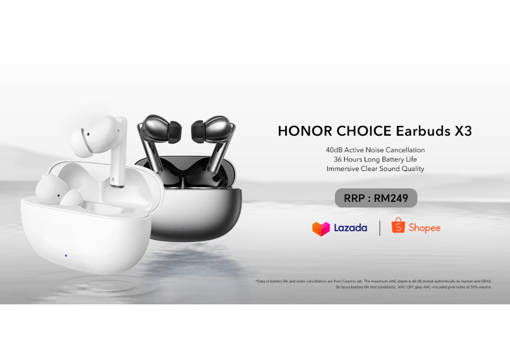 Honor Choice Earbuds X3 available in White and Titanium colour.
