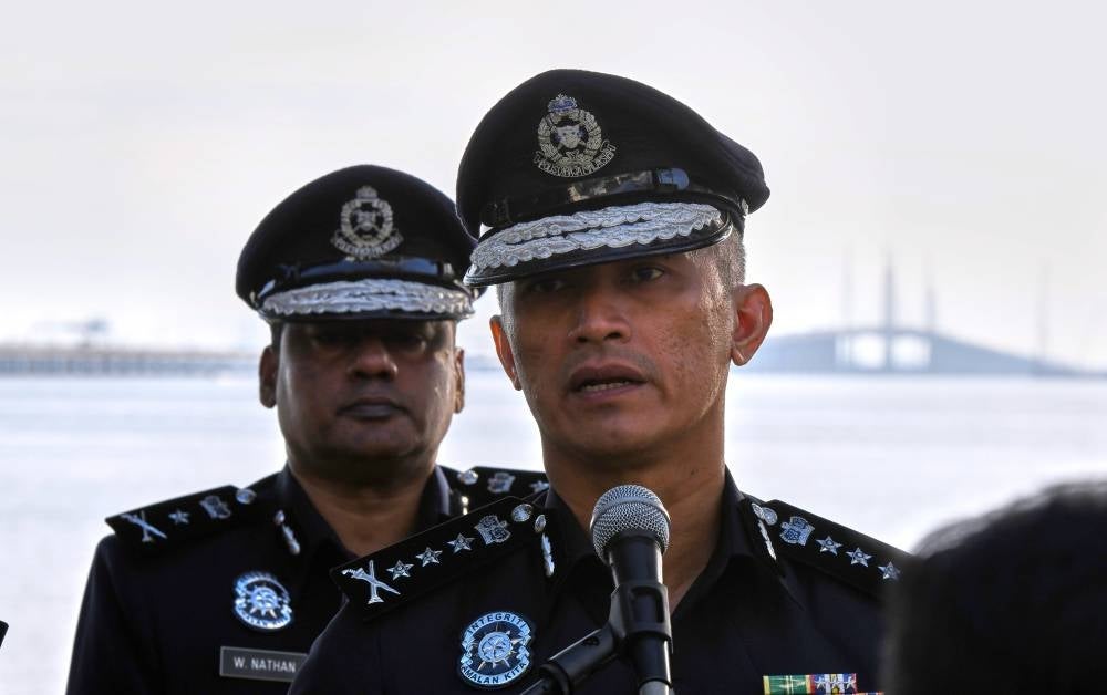 Penang police chief Datuk Mohd Shuhaily Mohd Zain. Photo by BERNAMA