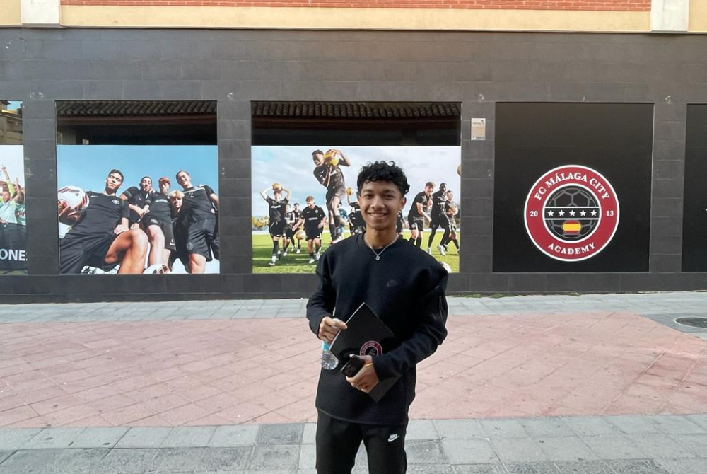 Malaysian young footballer Muhammad Soleh Ahmad Shukri has been selected to enter the FC Malaga City Academy (FCMC). 