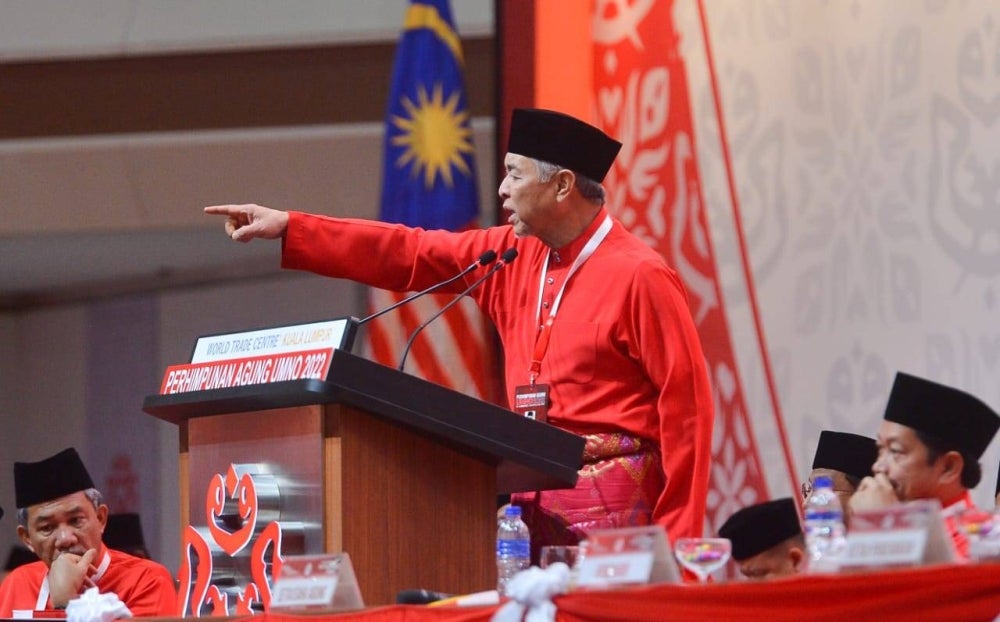 Umno president Datuk Seri Ahmad Zahid Hamidi