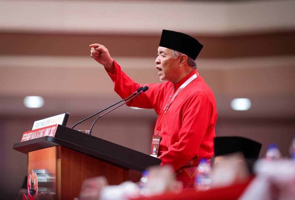 Umno president Datuk Seri Ahmad Zahid Hamidi