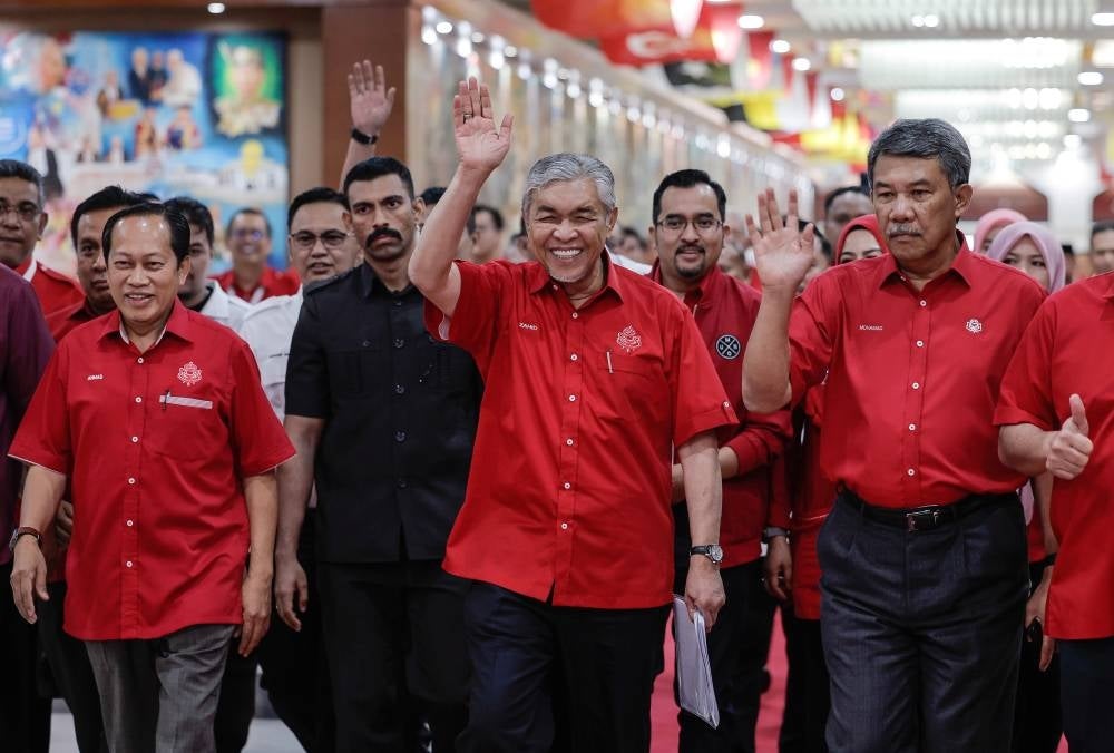 Umno's President, Datuk Seri Ahmad Zahid Hamidi should prove his credibility as a leader for the upcoming state elections - photo by Bernama