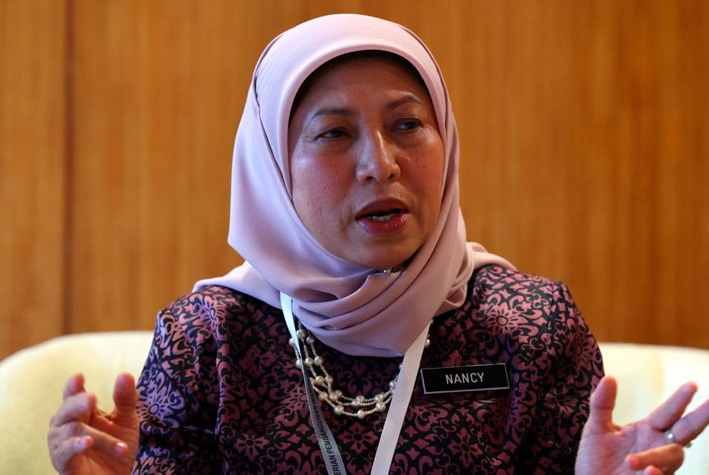 Datuk Seri Nancy Shukri. BERNAMA FILE PIX