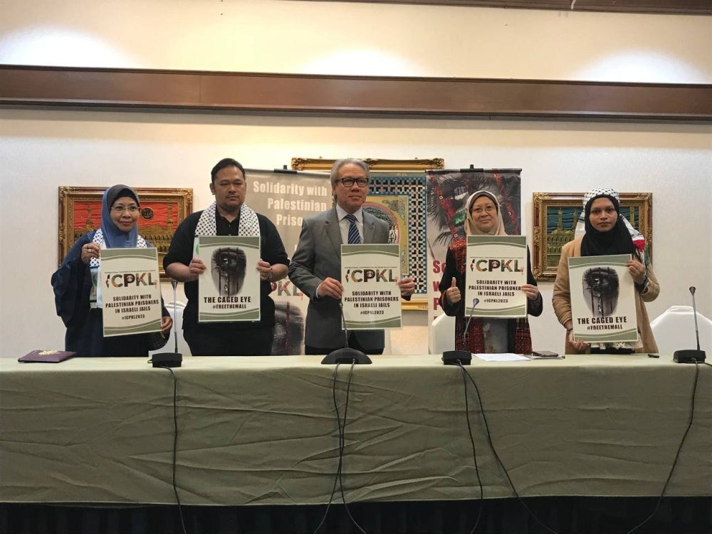 (From left) ICPKL Gala Charity Dinner 2023 organiser Gharizah Hashim, Airrol Azman, IKIM director general Dr. Mohamed Azam Mohamed Adil, ICPKL advisor Dr Fauziah Mohd Hasan and activist Farwina Faroque