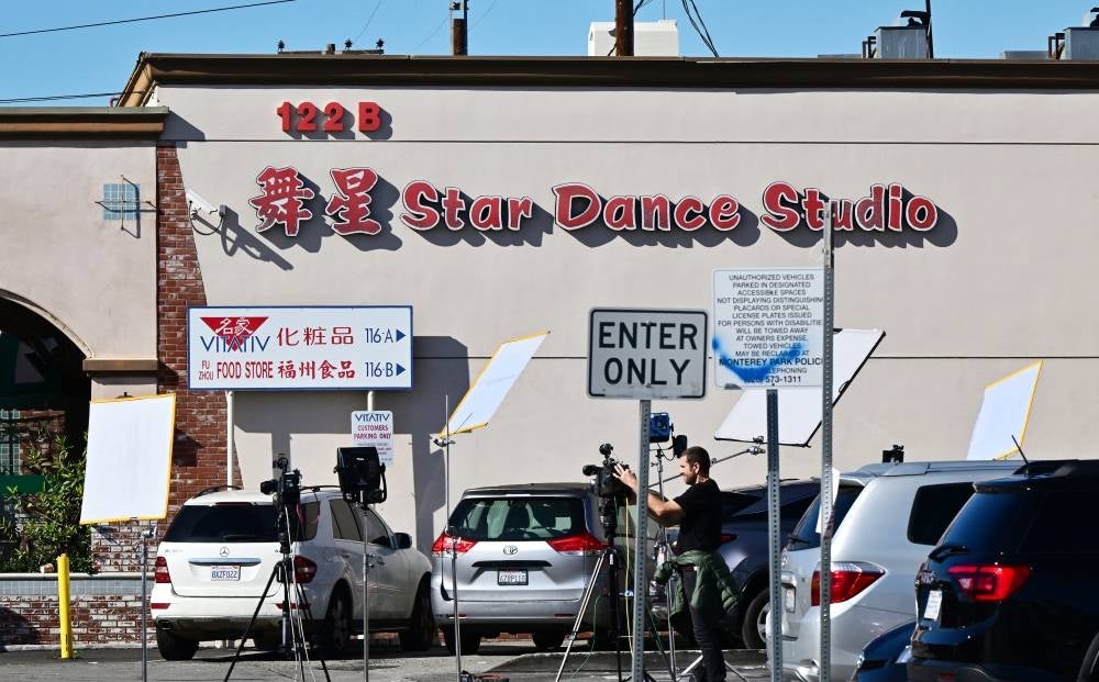 The Star Dance Studio in Monterey Park, California, on January 23, 2023. Photo by Frederic J. Brown/AFP.
