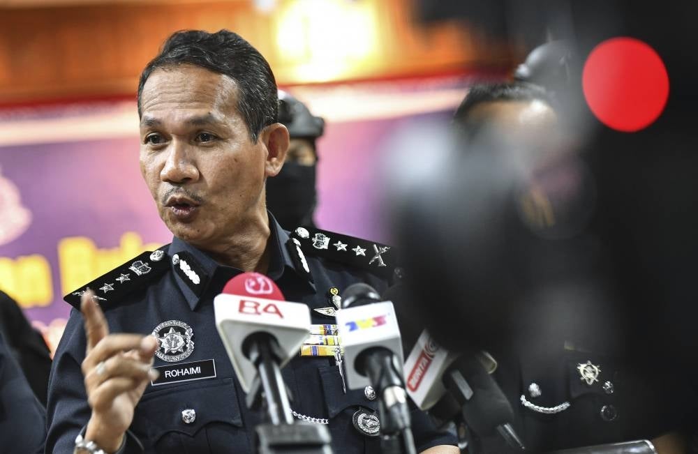 Terengganu police chief Datuk Rohaimi Md Isa said investigations revealed that some of the 21 individuals detained over their suspected involvement in the organisation, including 13 policemen, had acted as debt collection agents and unauthorised vehicle repossessors. - BERNAMA