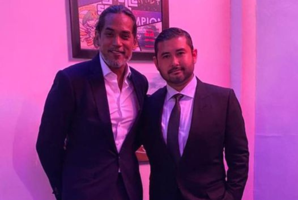 Khairy Jamaluddin and Johor Crown Prince (TMJ), Tunku Ismail Sultan Ibrahim - photo from TMJ's Facebook