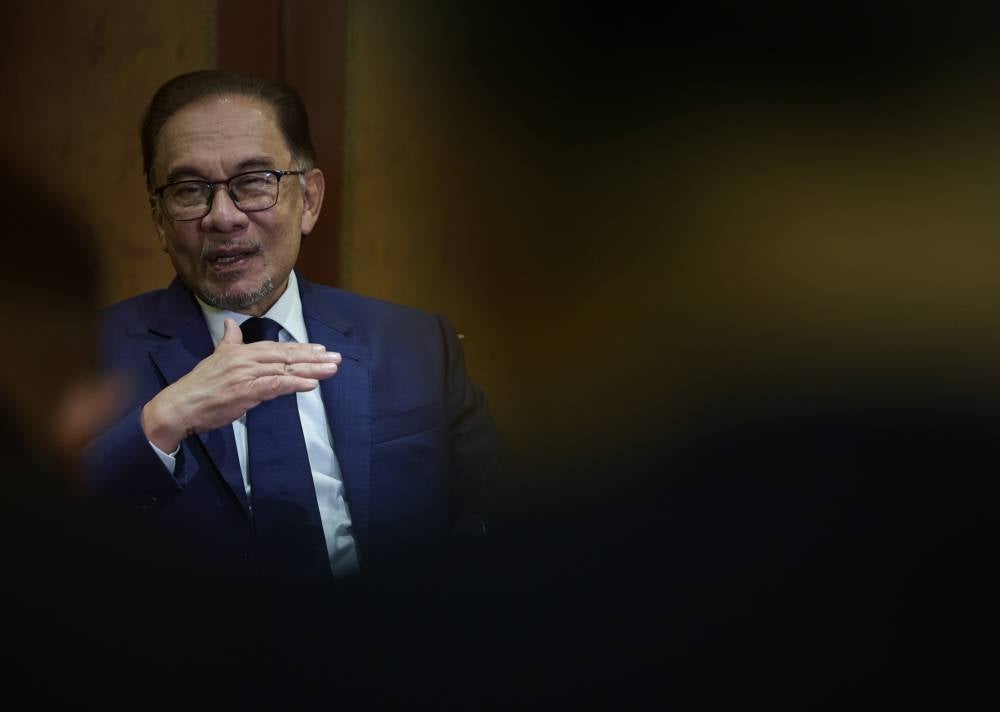 Anwar Ibrahim. BERNAMA FILE PIX