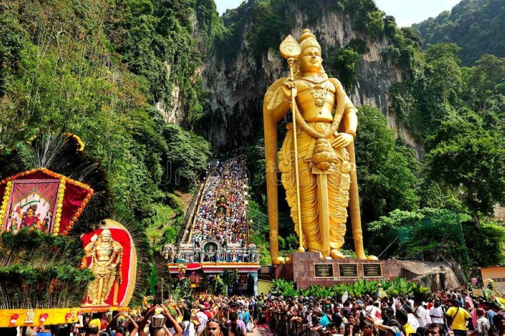 Thaipusam celebration at Batu Caves