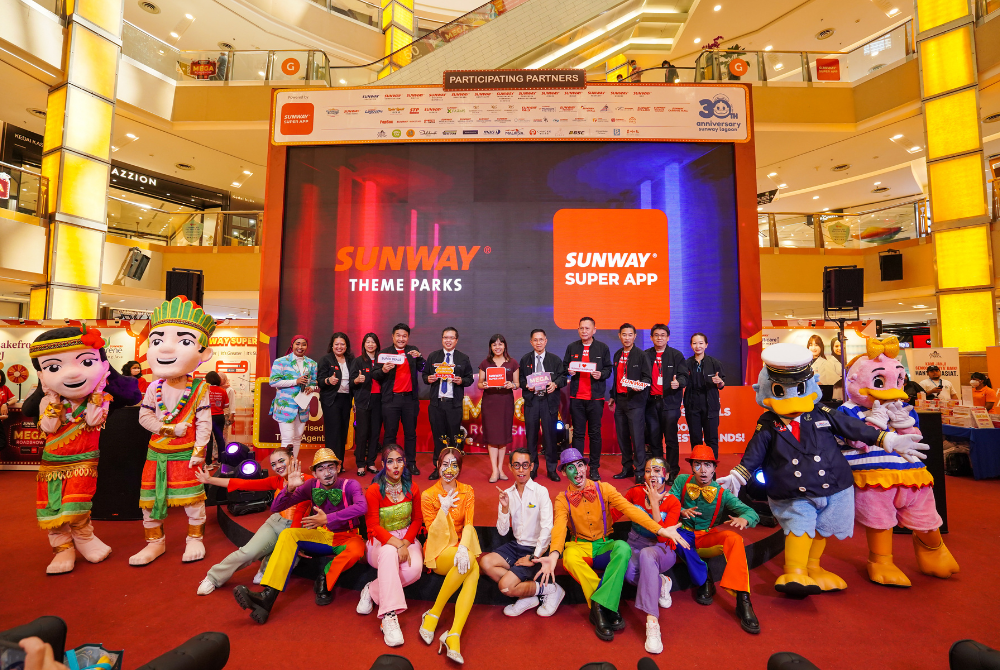 Sunway Super App was launched in conjunction with the Sunway Theme Parks Mega Roadshow second edition - photo by Sunway
