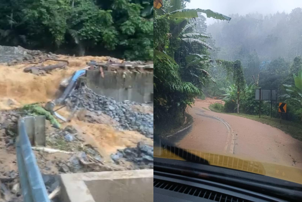 The affected area - photo by Roadcare