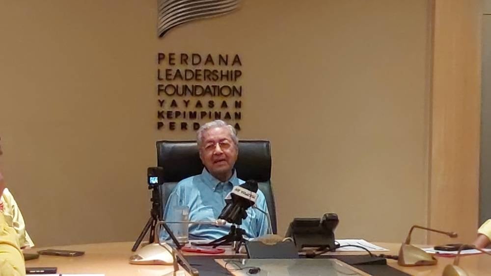 Dr Mahathir.