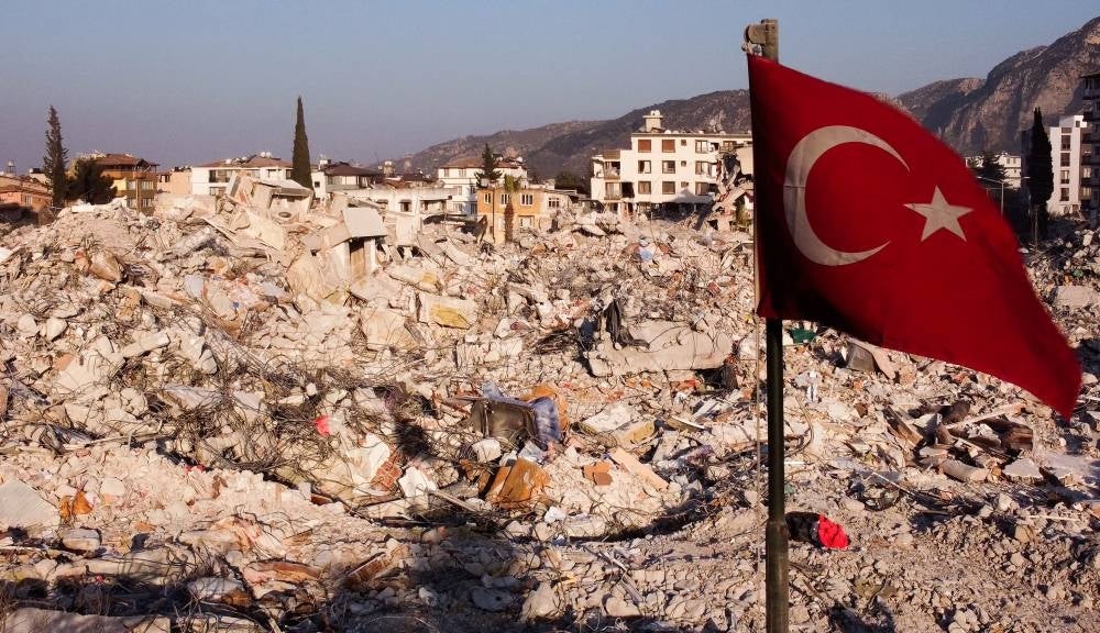 A devastating earthquake has destroyed hundreds of thousands of buildings in Turkey - AFP 