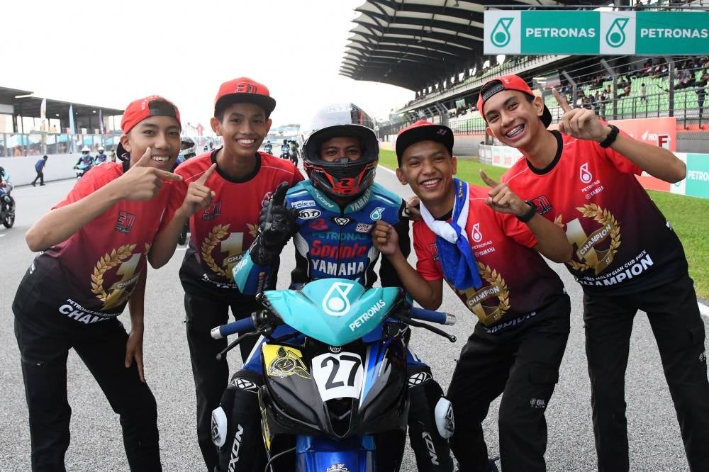 Arash Tsunami Kamarudin will be looking to live up to his name and storm the CP125 class in the new Malaysian Cub Prix Championship season.