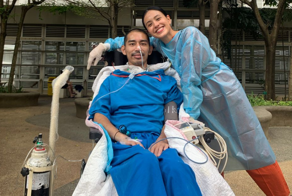 Luqman Yahya and his wife, Aishah Afifah Aziz. Photo by Afifah. 