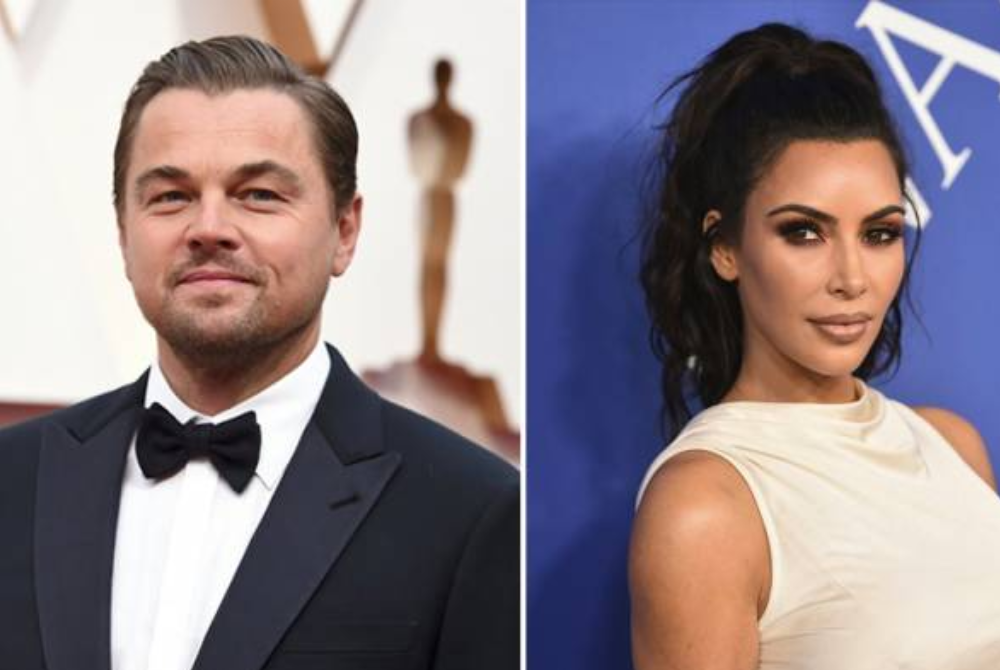 Leonardo DiCaprio (left) and Kim Kardashian were interrogated by the United States' Internal Revenue Service and the Department of Justice over the embezzlement of 1Malaysia Development Bhd (1MDB) funds. - Photo from Awani