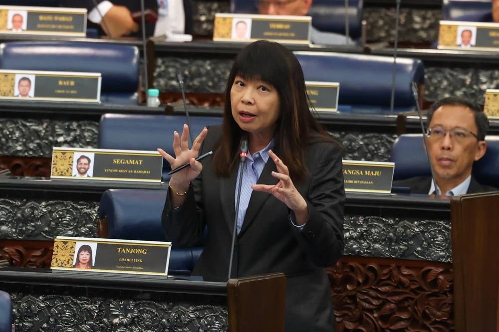 Deputy Education Minister Lim Hui Ying in the Dewan Rakyat - FILE PIC 