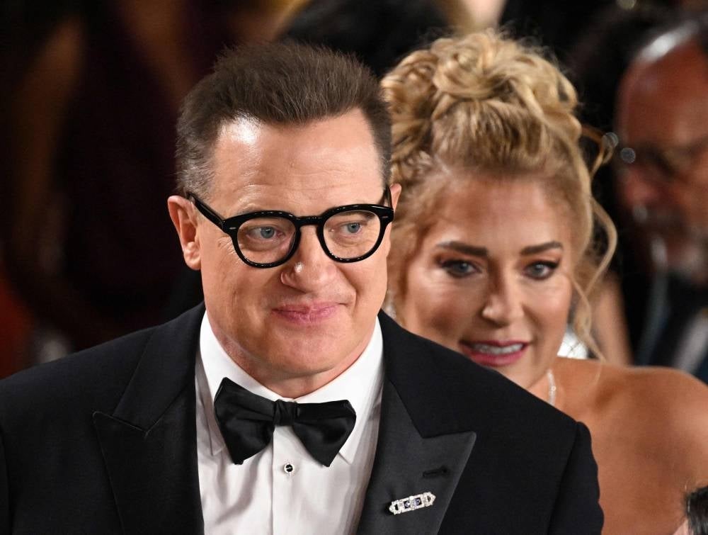 US actor Brendan Fraser attends the 95th Annual Academy Awards at the Dolby Theatre in Hollywood, California on March 12, 2023 - AFP 