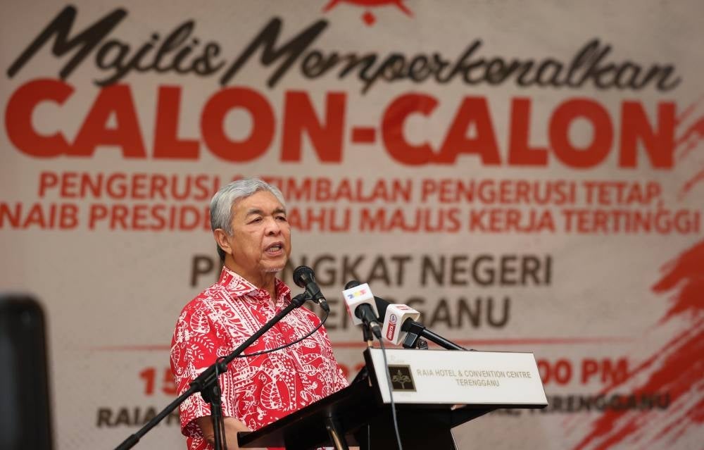 Umno president Datuk Seri Dr Ahmad Zahid Hamidi - BERNAMA 