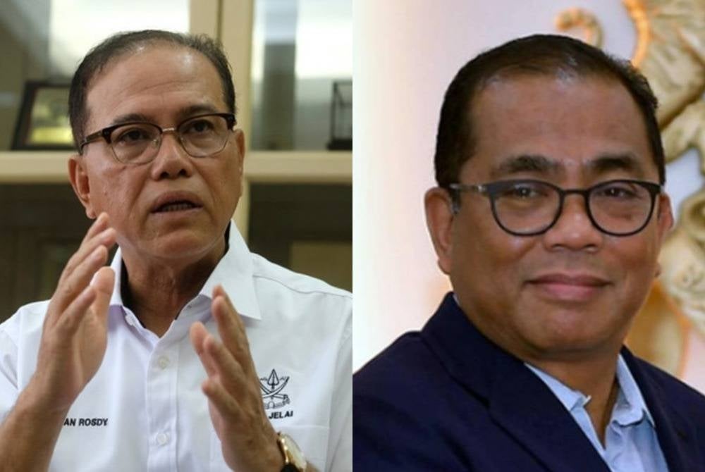 From left: Datuk Seri Wan Rosdy Wan Ismail and Datuk Seri Mohamed Khaled Nordin.