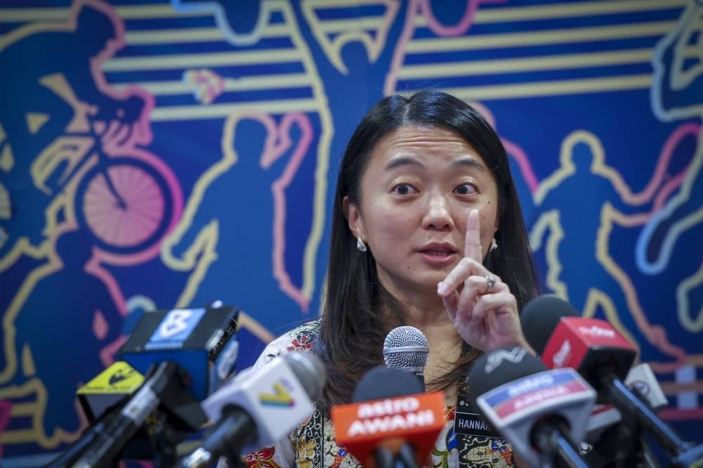 The Youth and Sports Minister Hannah Yeoh - Photo by Bernama. 