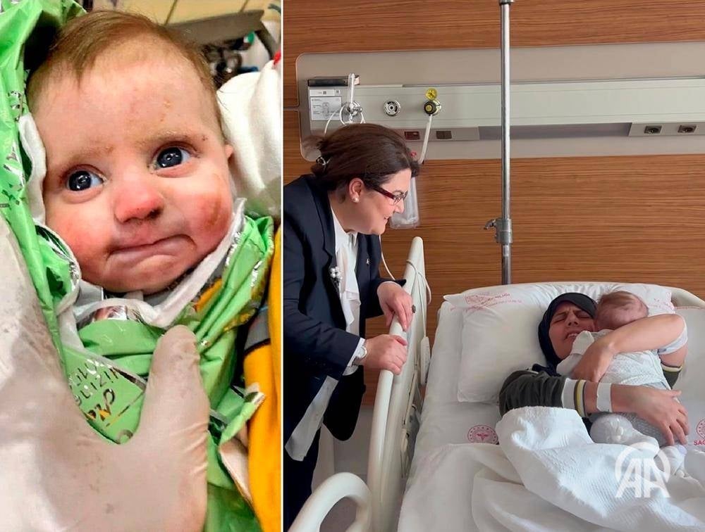 Three-and-a-half-month-old Vetin Begdas - Anadolu agency FB