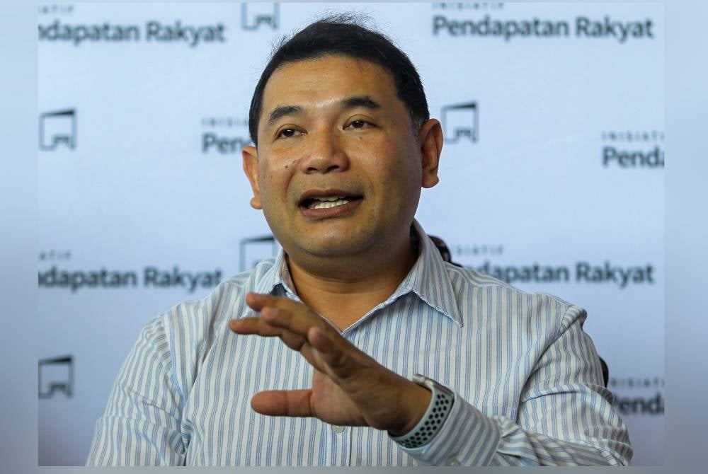Economy Minister Rafizi Ramli