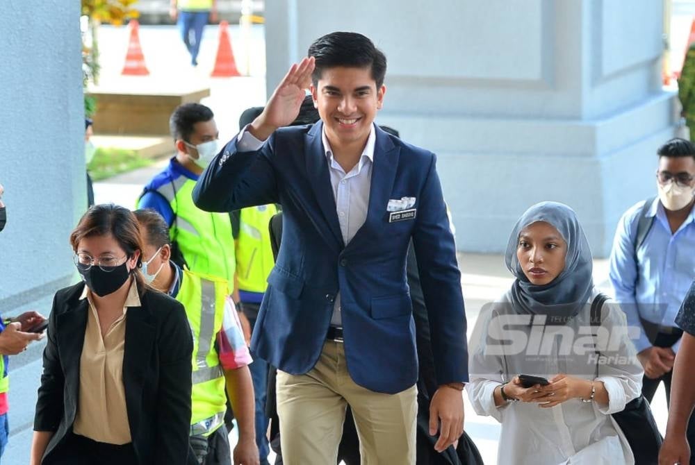 Muar MP Syed Saddiq Syed Abdul Rahman - Photo by ASRIL ASWANDI SHUKOR