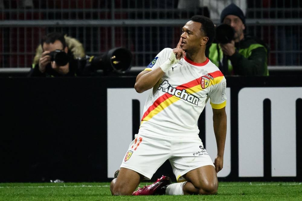 Belgian international Lois Openda of RC Lens